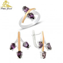 Altın +Gümüş Zirkon Taşlı Set